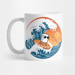 Sushi surfing Mug